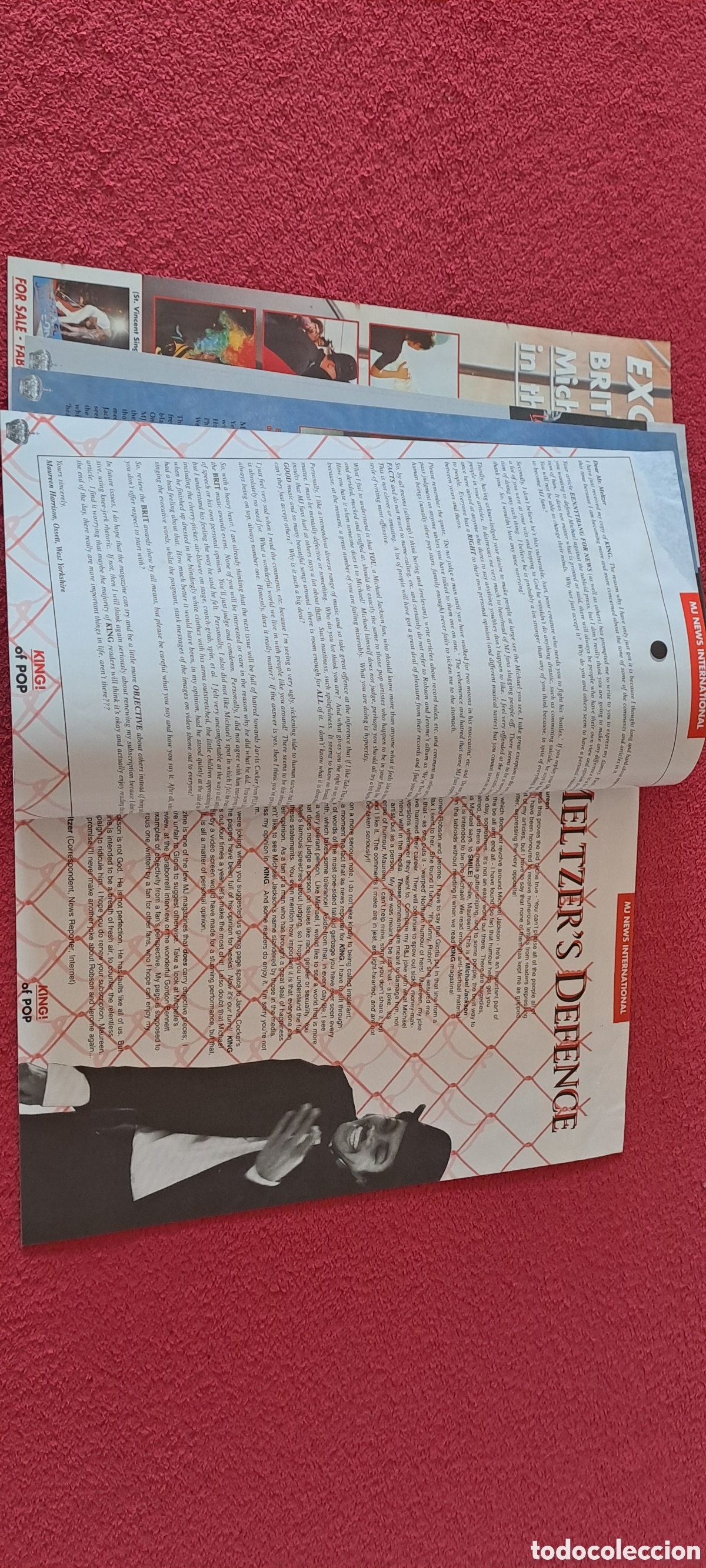 Revistas de m&uacute;sica: REVISTA MICHAEL HACKSON &rdquo;KING!&rdquo; - Foto 4