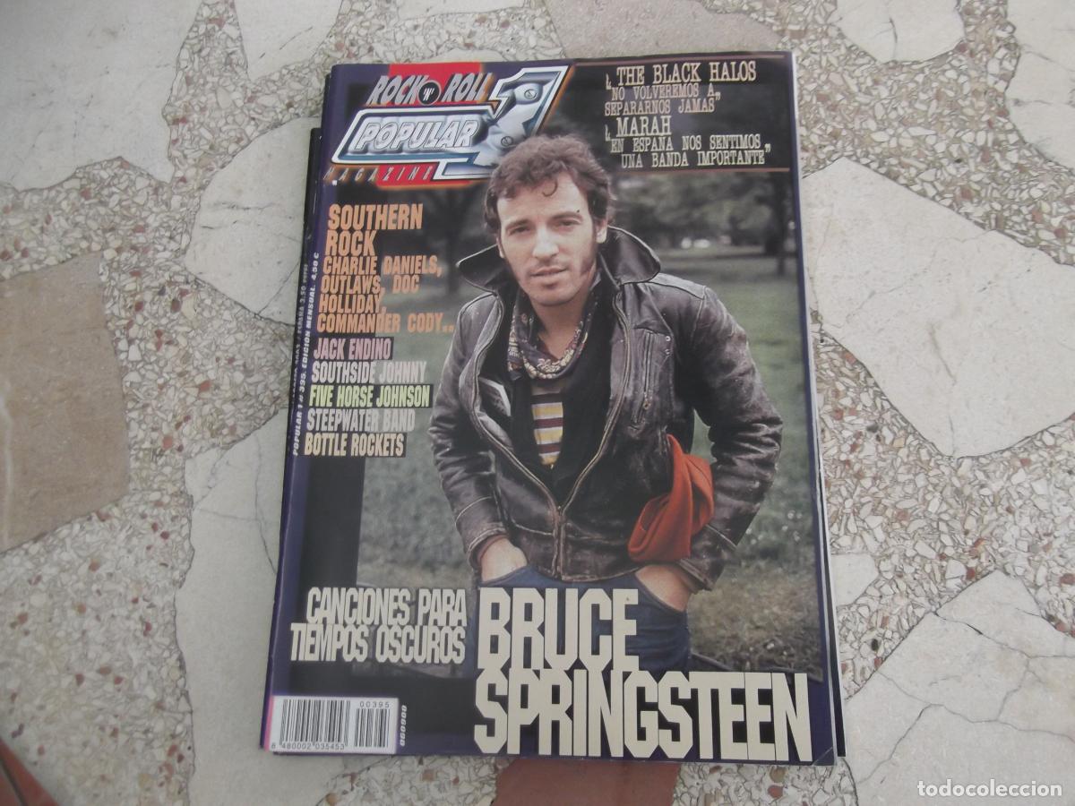 Revistas de m&uacute;sica: popular 1 n&ordm; 395, bruce springsteen, jack endino, southside johnny, steepwater band
