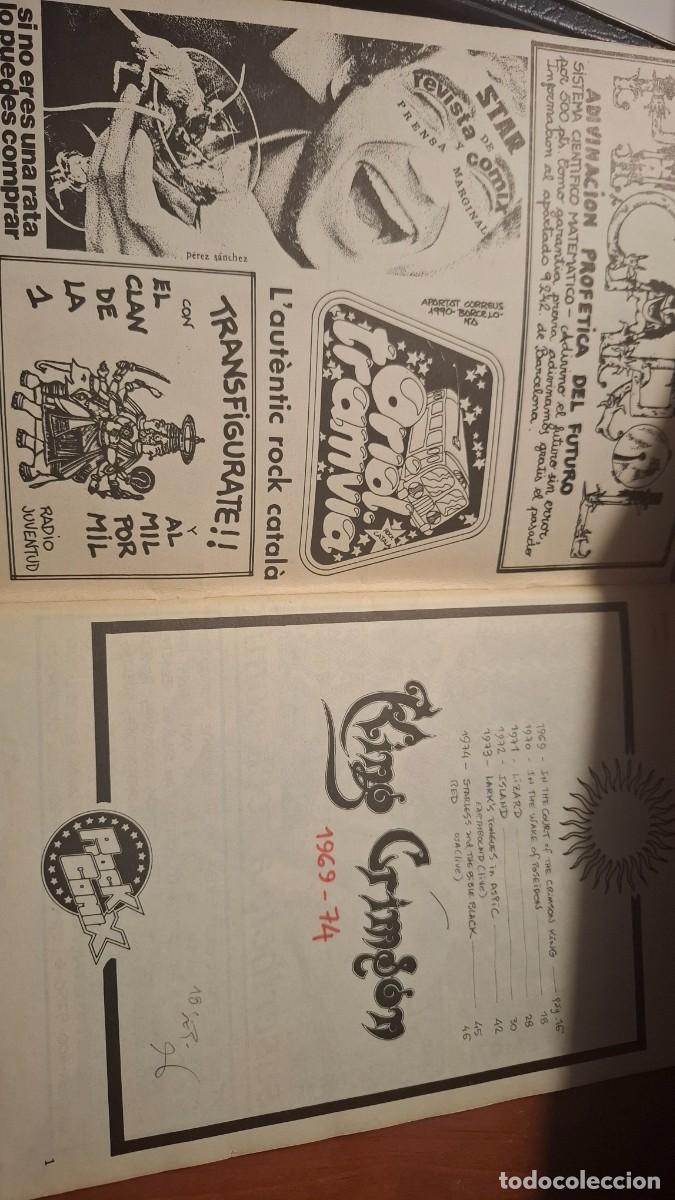 Revistas de m&uacute;sica: King crimson, rock comix - Foto 3