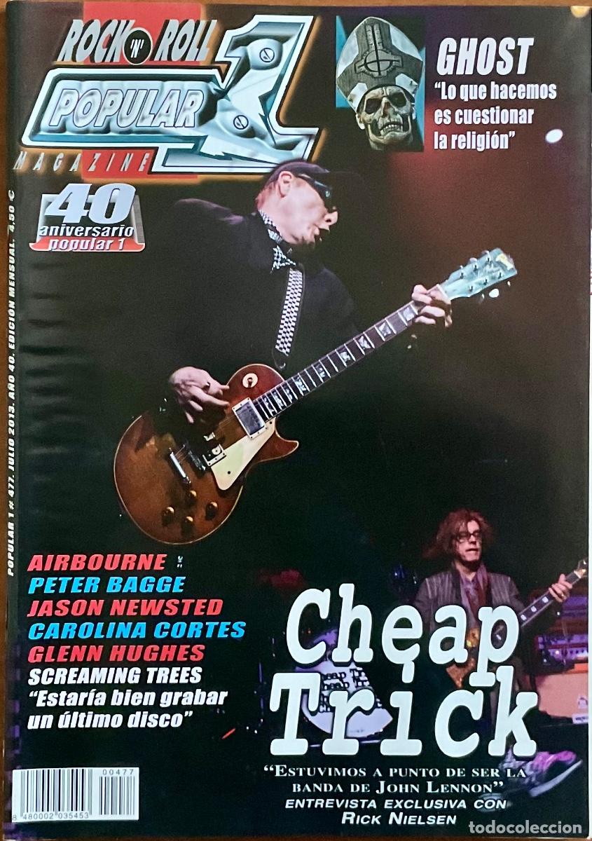 Revistas de m&uacute;sica: POPULAR 1 # 477 - CHEAP TRICK, GHOST - Foto 1