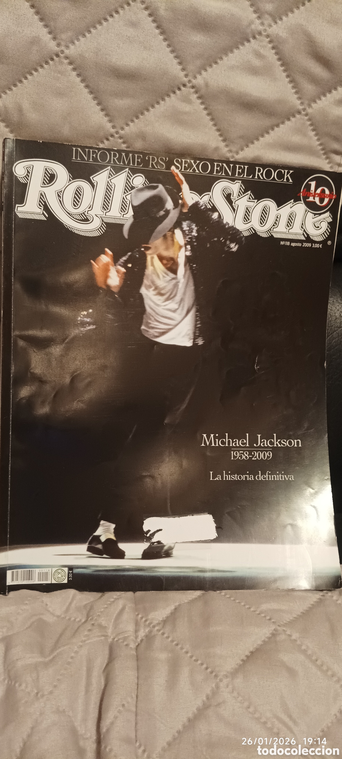 Revistas de m&uacute;sica: Rolling Stones Michael Jackson 1958-2009