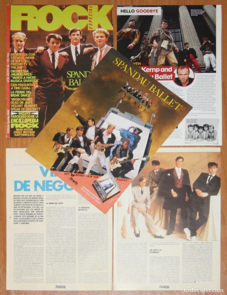 Musikzeitschriften: SPANDAU BALLET lote prensa magazine clippings 1980s/00s Tony Hadley British UK pop new wave