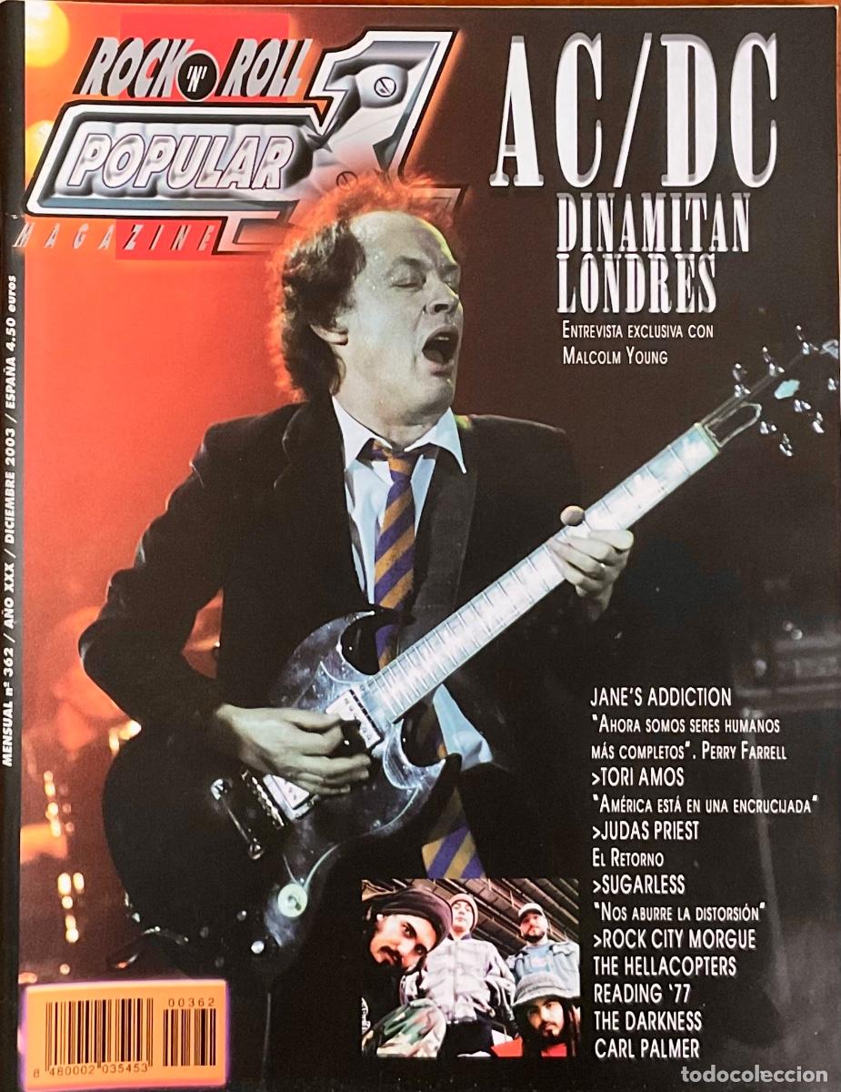Revistas de m&uacute;sica: POPULAR 1 #362 - AC/DC - Foto 1