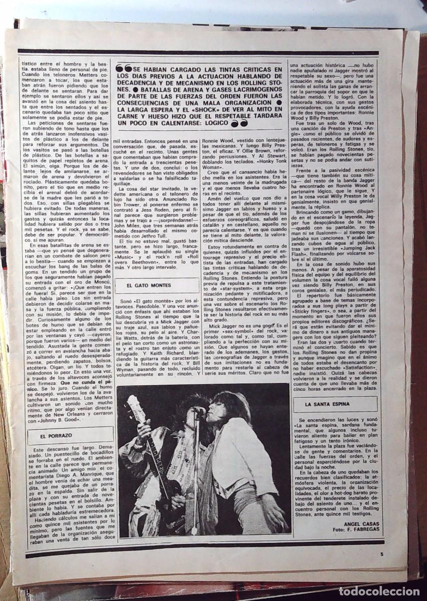 Revistas de m&uacute;sica: rolling stones gin rolling mick jagger - Foto 2