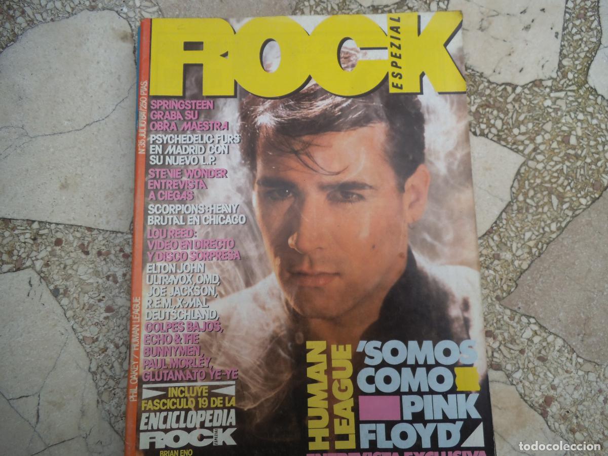 Music magazines: rock espezial n&ordm; 35, incluye enciclopedia rock, human league, scorpions, golpes bajos, bunnymen