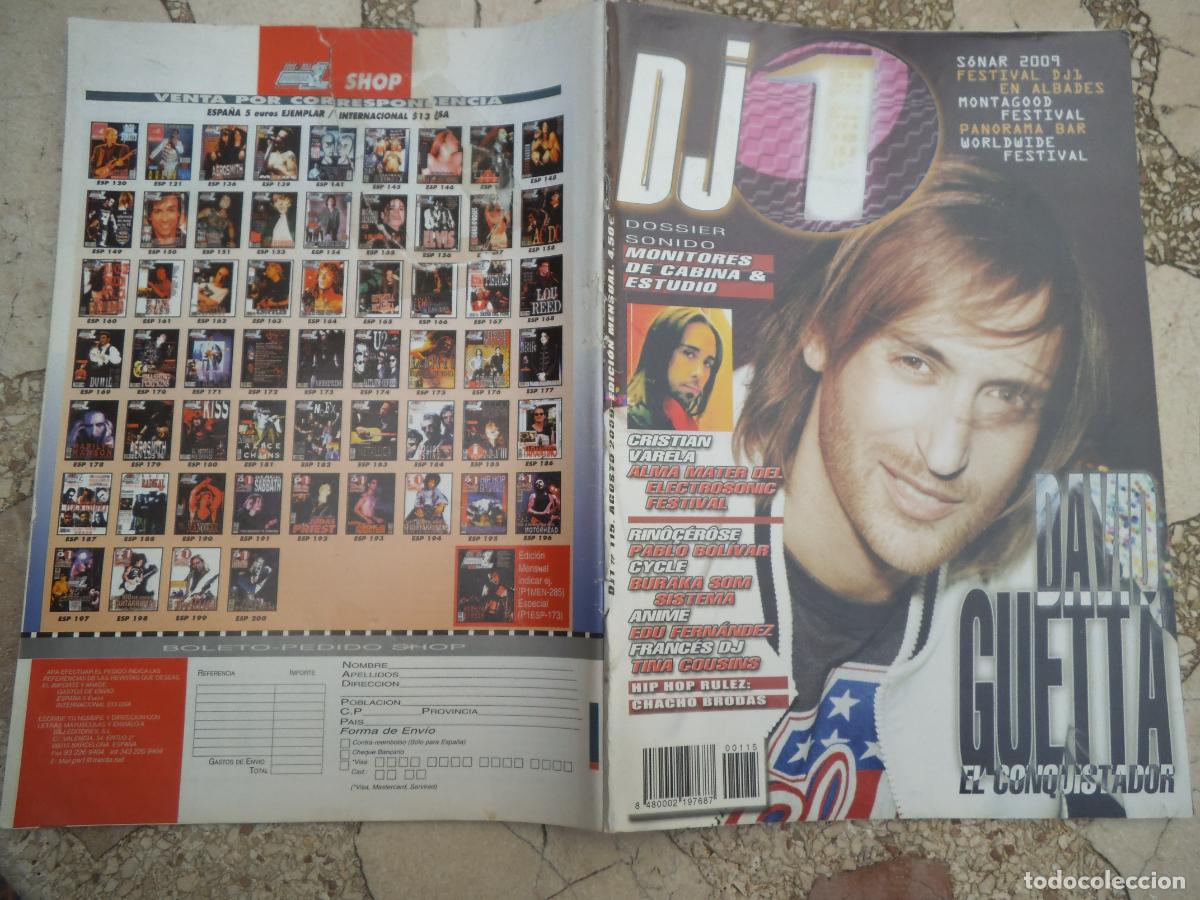 Music magazines: dj n&ordm; 115, david guetta, dossier monitores de cabina & estudio, alma mater del electrosonic festival