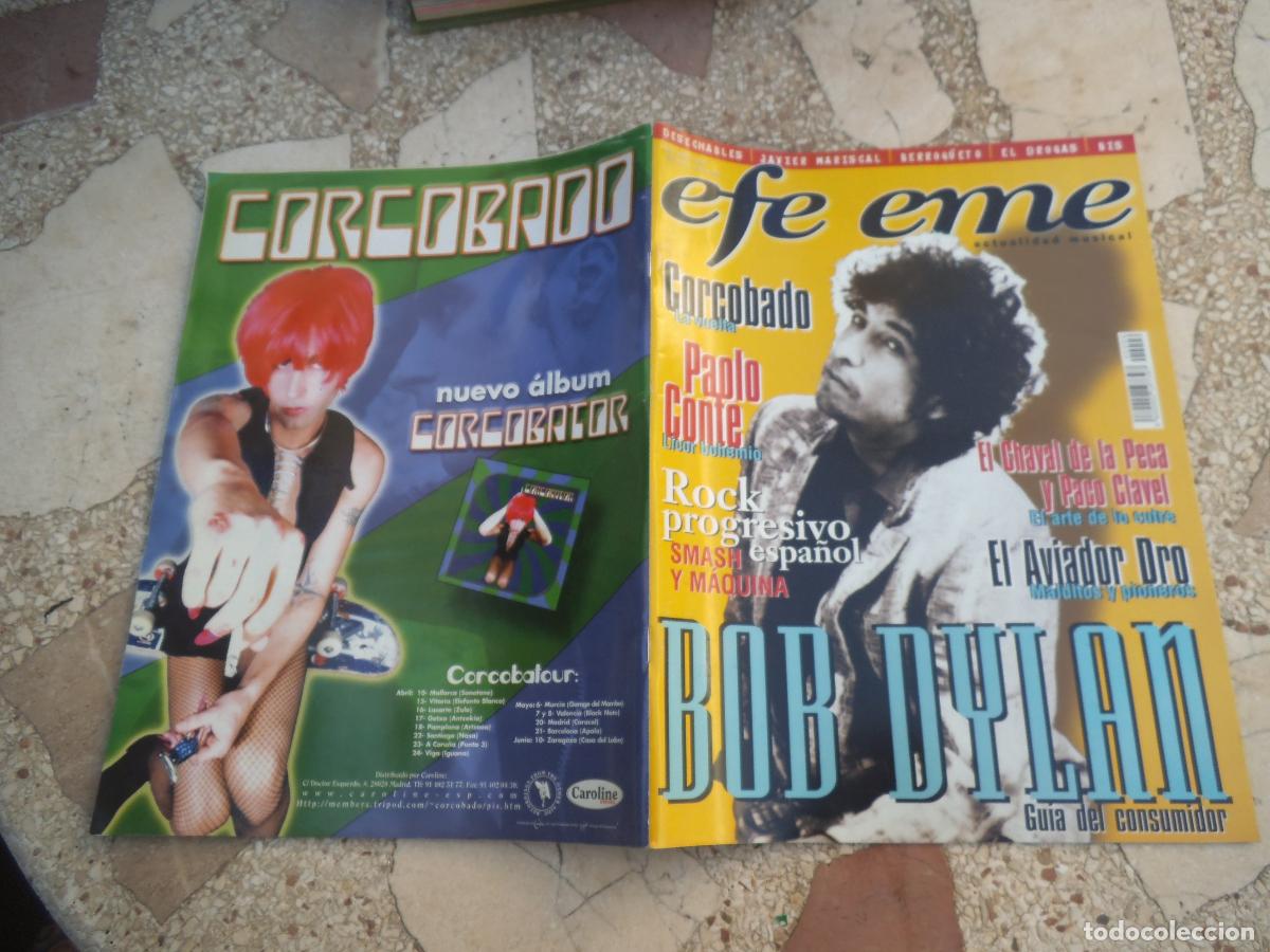 Music magazines: efe eme n&ordm; 6, bob dylan, corcobado, paolo conte, rock progresivo espa&ntilde;ol, el aviador dro,