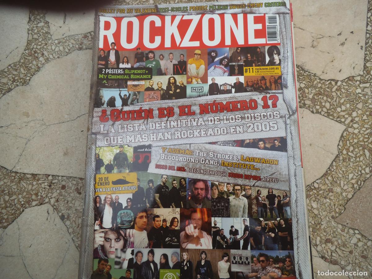 Music magazines: rock zone, n&ordm; 11, la lista definitiva de los discos que mas han rockeado en 2005