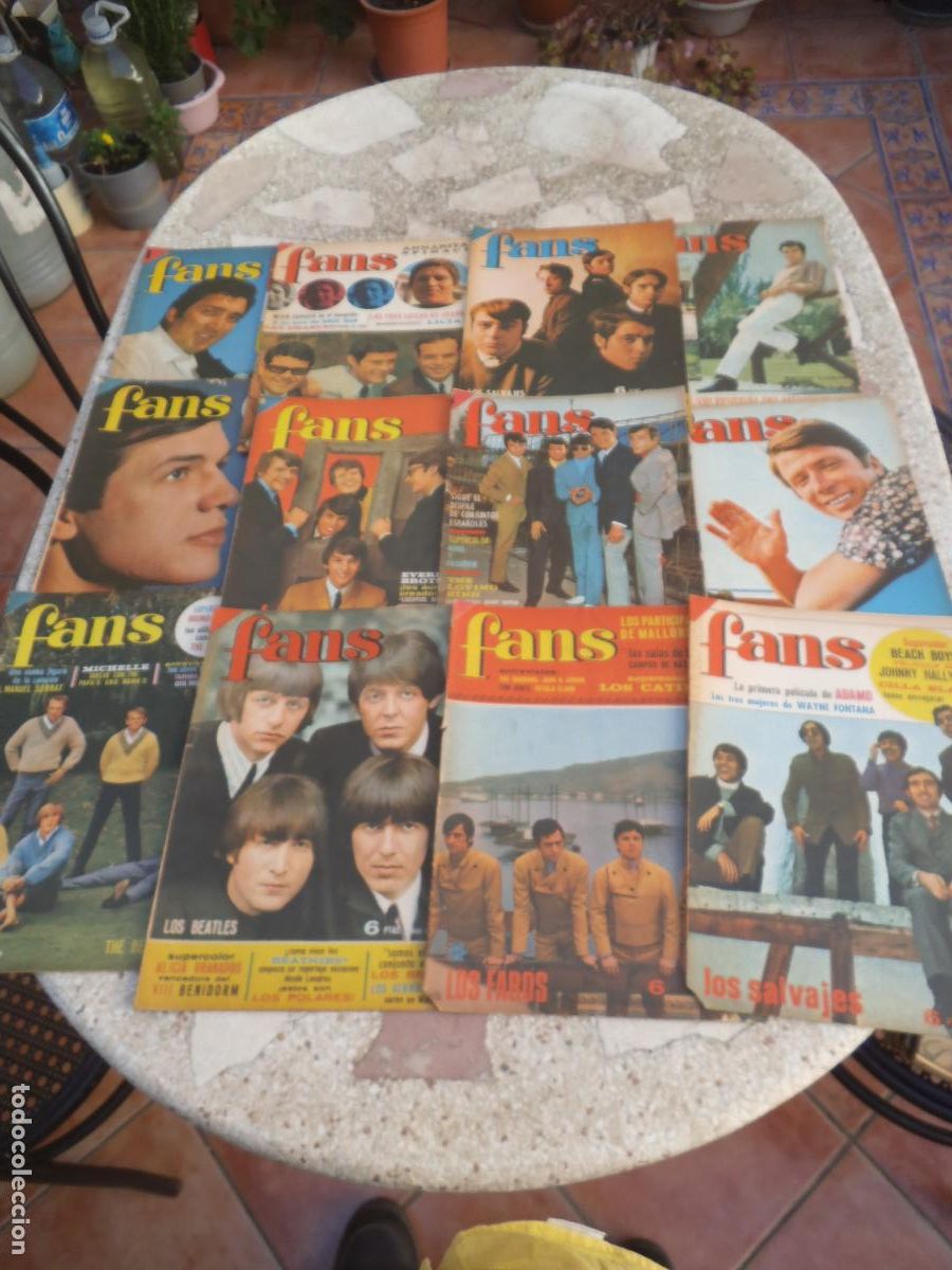 Revistas de m&uacute;sica: lote de la revista fans,48 revistas del 47 al 103 1 extra, faltan entremedio, hay 48,49,47,50, 51,
