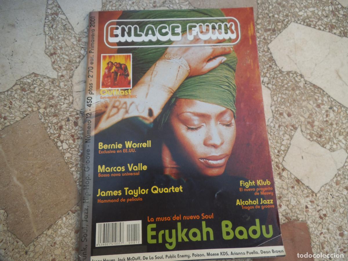 Revistas de m&uacute;sica: enlace funk n&ordm; 12, erykah badu, outkats, marcos valle, el maese kds, 2001