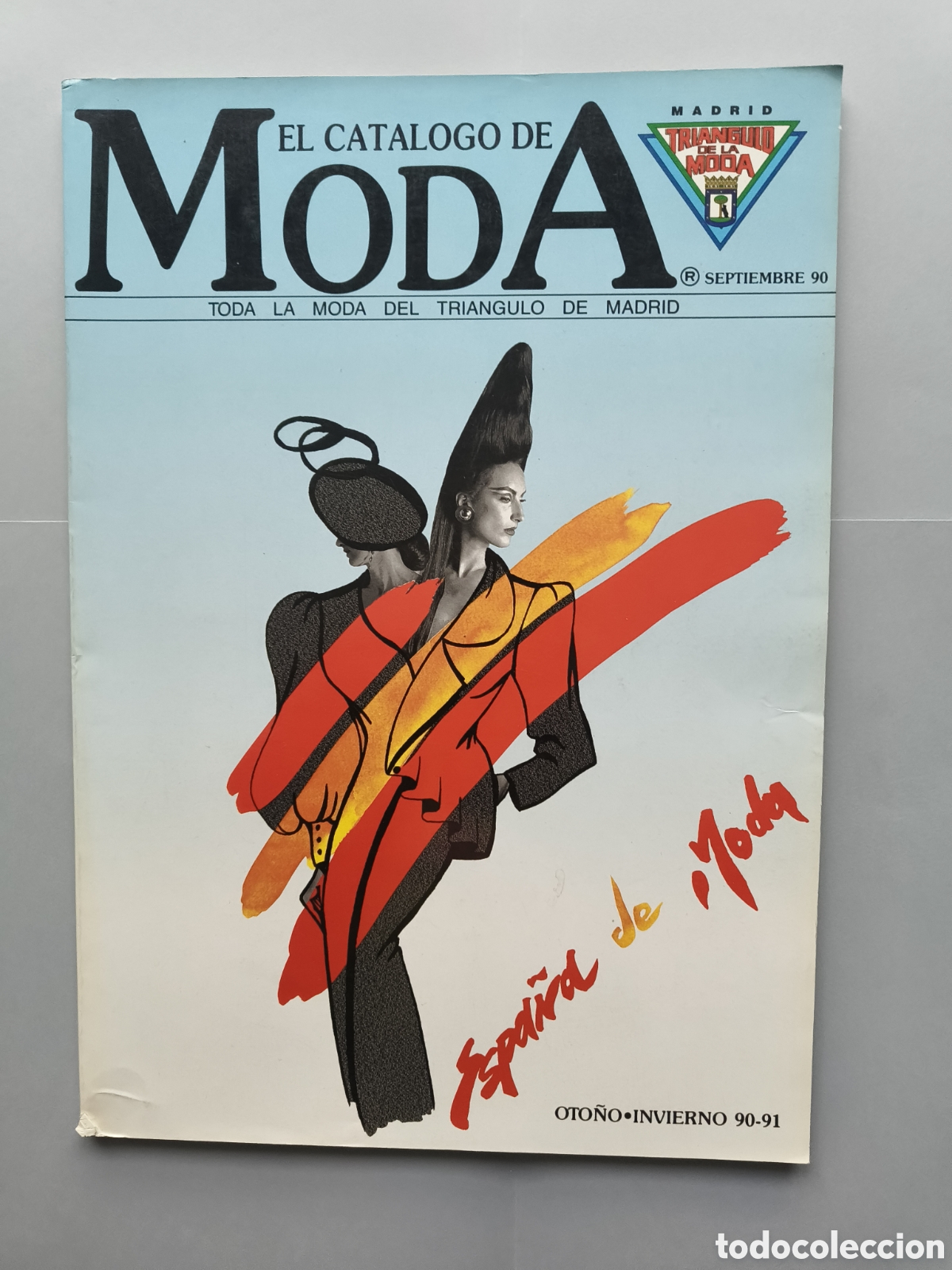 Revistas de m&uacute;sica: Catalogo de moda del tri&aacute;ngulo de la moda de Madrid oto&ntilde;o -invierno 90-91