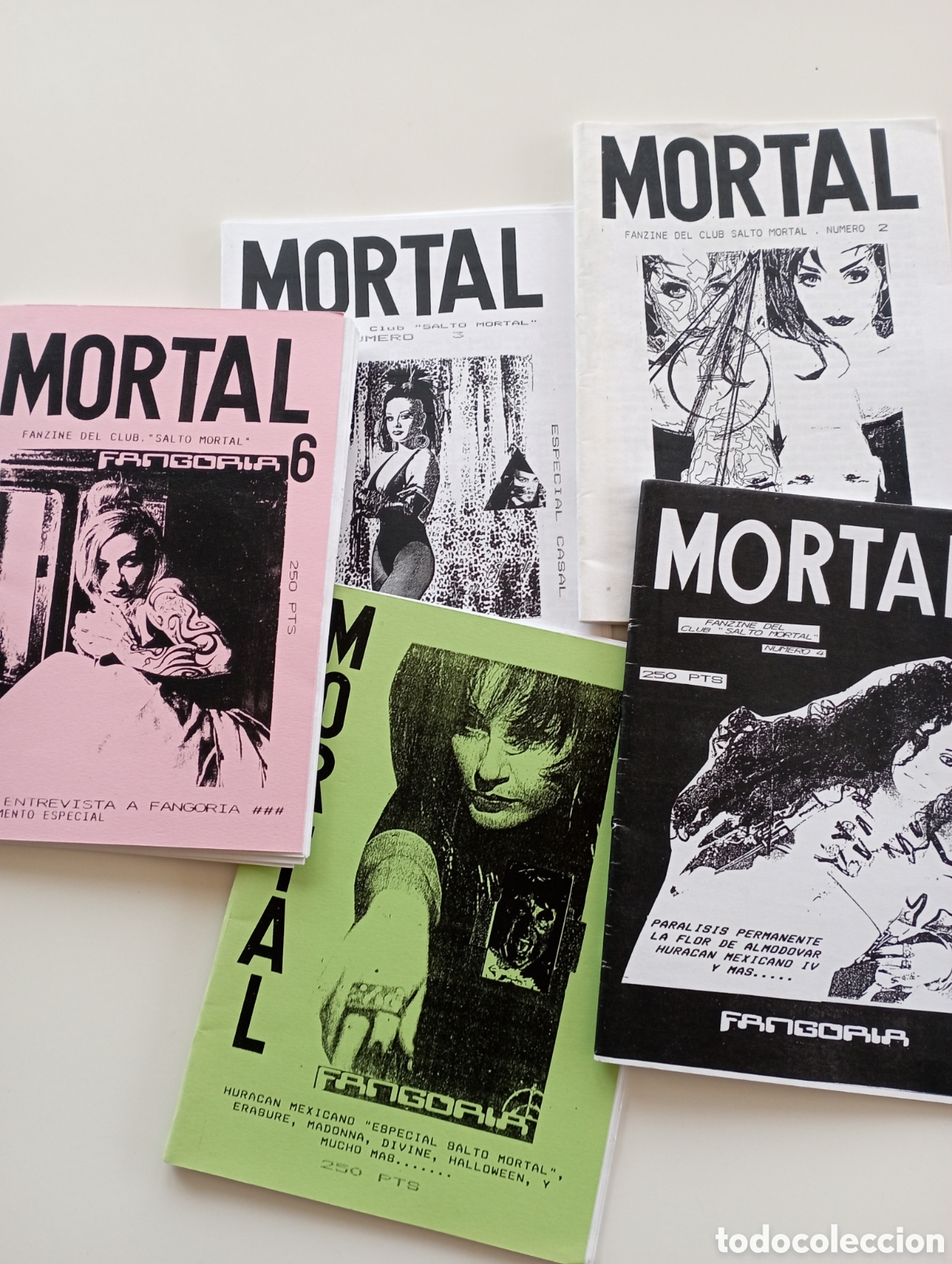 Revistas de m&uacute;sica: Fanzine Mortal (Fangoria)