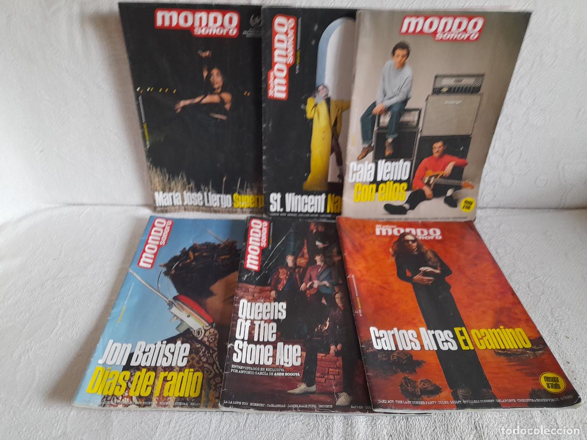 Revistas de m&uacute;sica: MONDO SONORO Lote 6 revistas Buen Estado de Uso .Ver titulos y dem&aacute;s informaci&oacute;n en fotos.