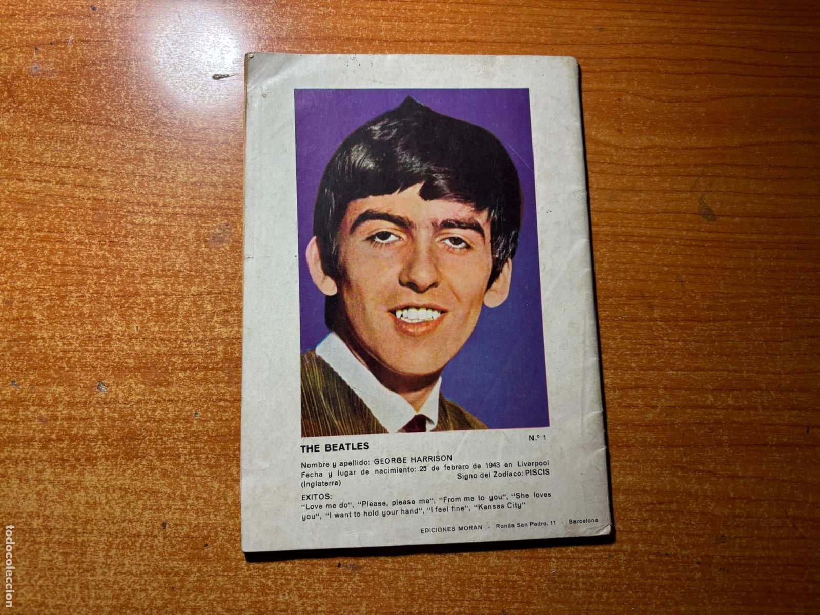 Revistas de m&uacute;sica: THE BEATLES - GEORGE HARRISON - RUBY MADISON - NUMERO 1 - 1965