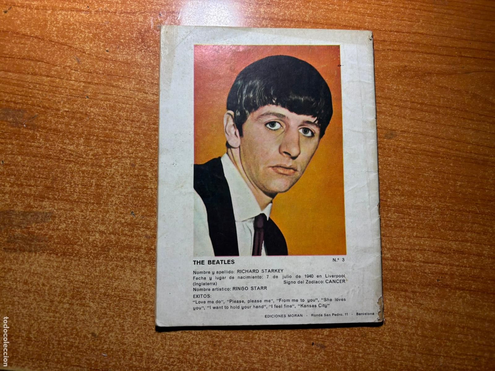 Revistas de m&uacute;sica: THE BEATLES - RINGO STARR - RUBY MADISON - NUMERO 3- 1965