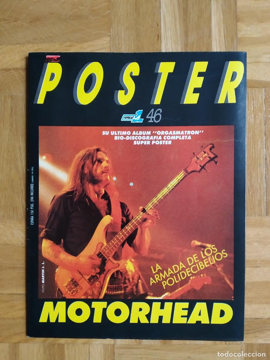 Revistas de m&uacute;sica: POSTER DE LA REVISTA POPULAR 1 N&ordm; 46 MOTORHEAD VER FOTOS
