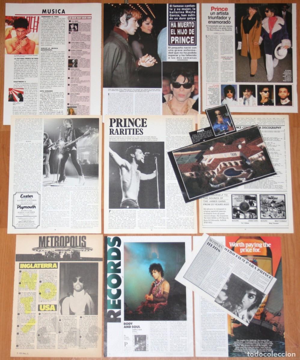 Revistas de m&uacute;sica: PRINCE ROGERS NELSON The Artist lote prensa 1980s/90s magazine clippings photos musica recortes