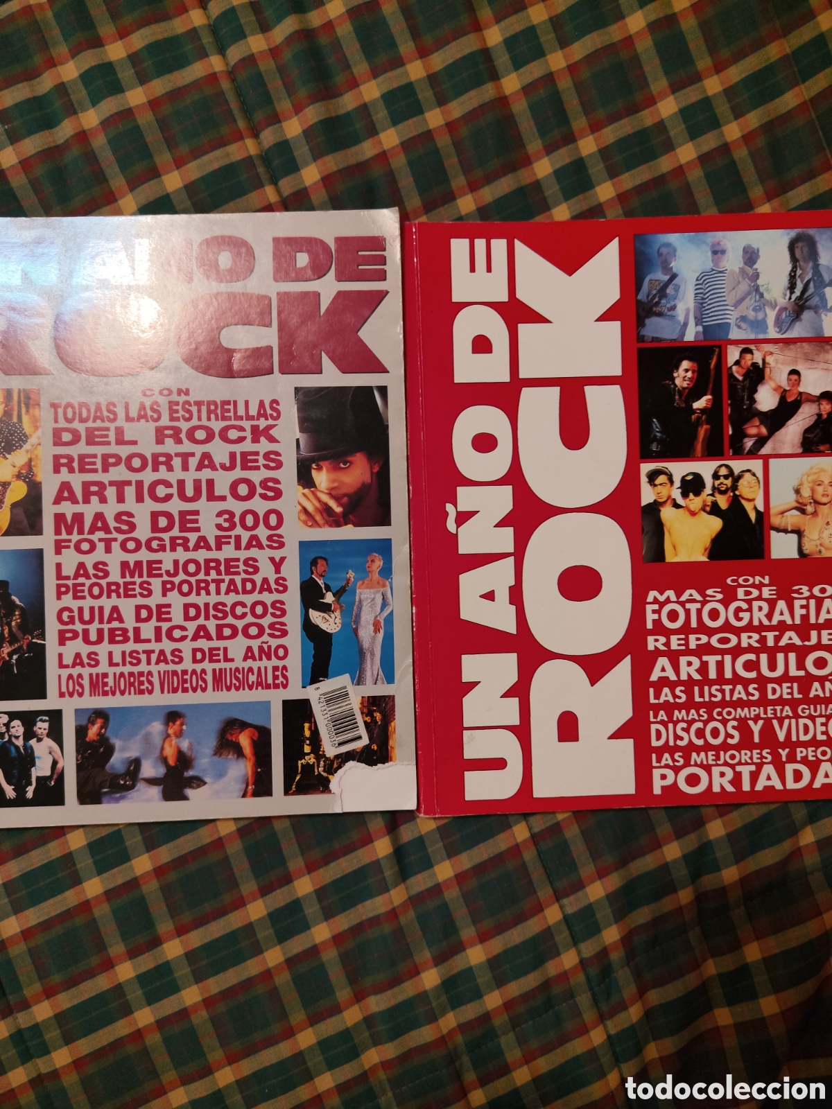 Revistas de m&uacute;sica: Lote 2 revistas Un a&ntilde;o de rock 91 y 92