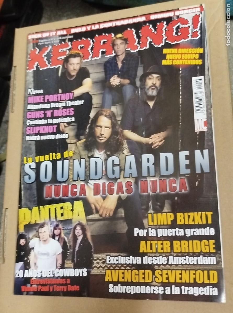 Revistas de m&uacute;sica: Revista Kerrang n&deg; 203 (Soundgarden)