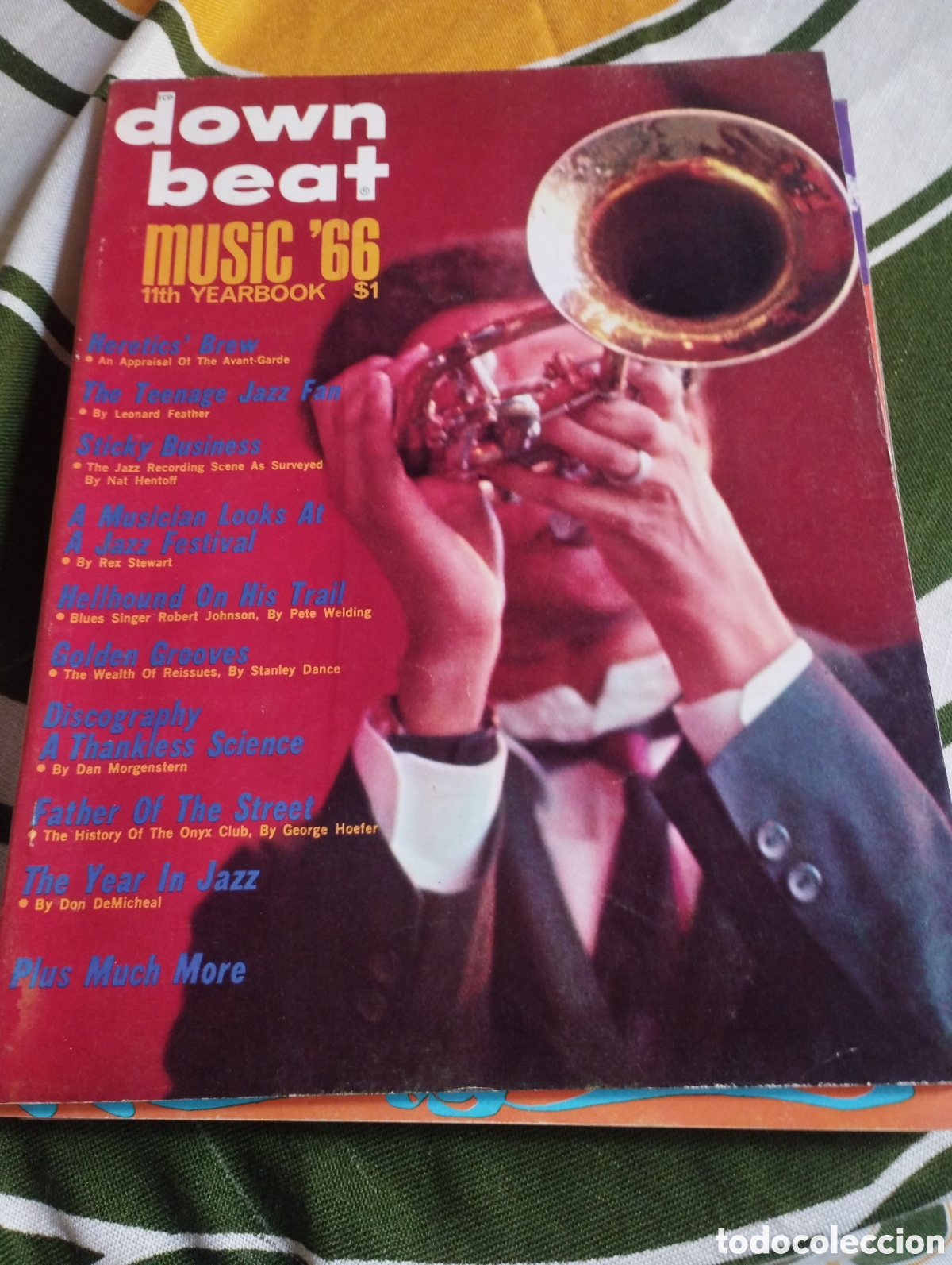 Revistas de m&uacute;sica: Lote de 4 revistas de m&uacute;sica Down beat a&ntilde;os 60 y 70