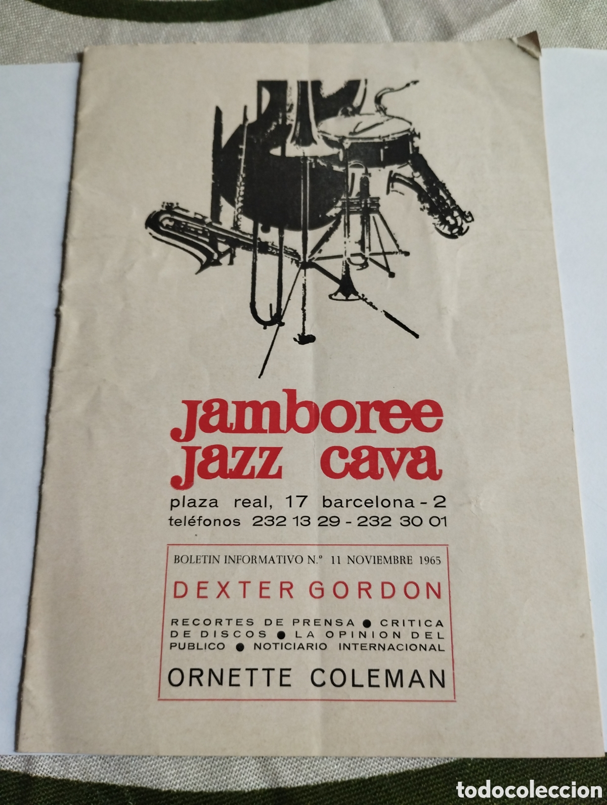 Revistas de m&uacute;sica: Jamboree jazz cava boletin informativo n.11 noviembre 1965