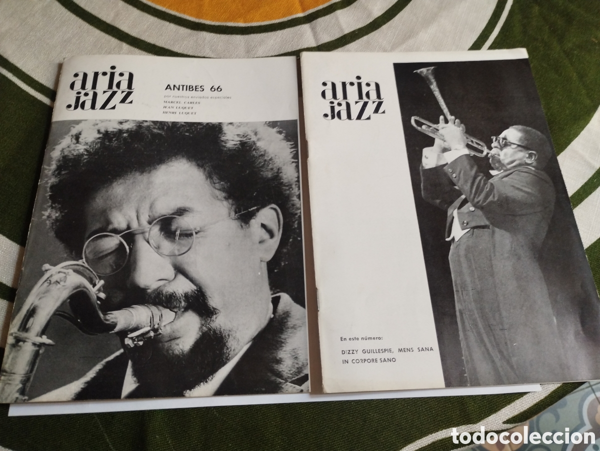 Revistas de m&uacute;sica: Lote de 13 revistas aria jazz a&ntilde;os 60