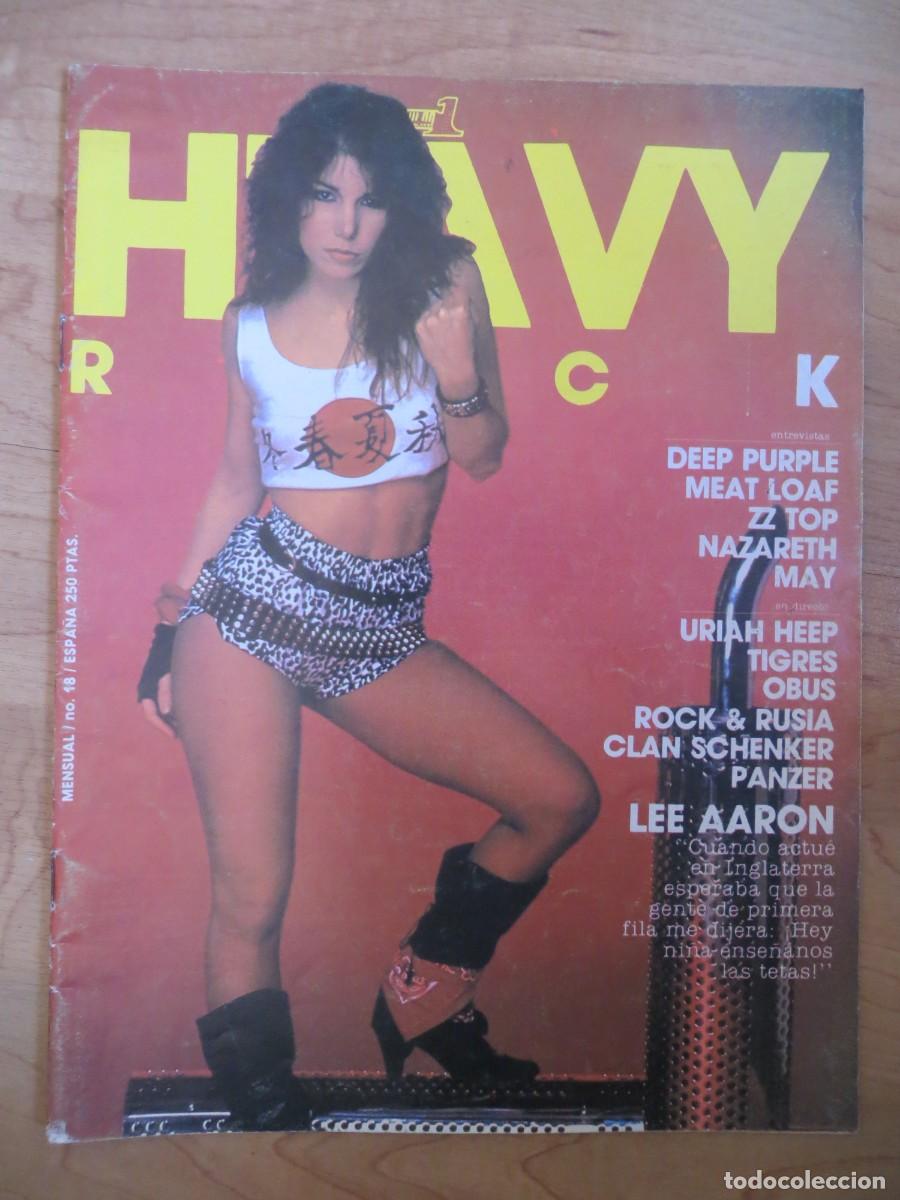 Musikzeitschriften: HEAVY ROCK:NUM.18-LEE AARON-OBUS-MICHAEL SCHENKER-PANZER-ZEUS-ZZ TOP