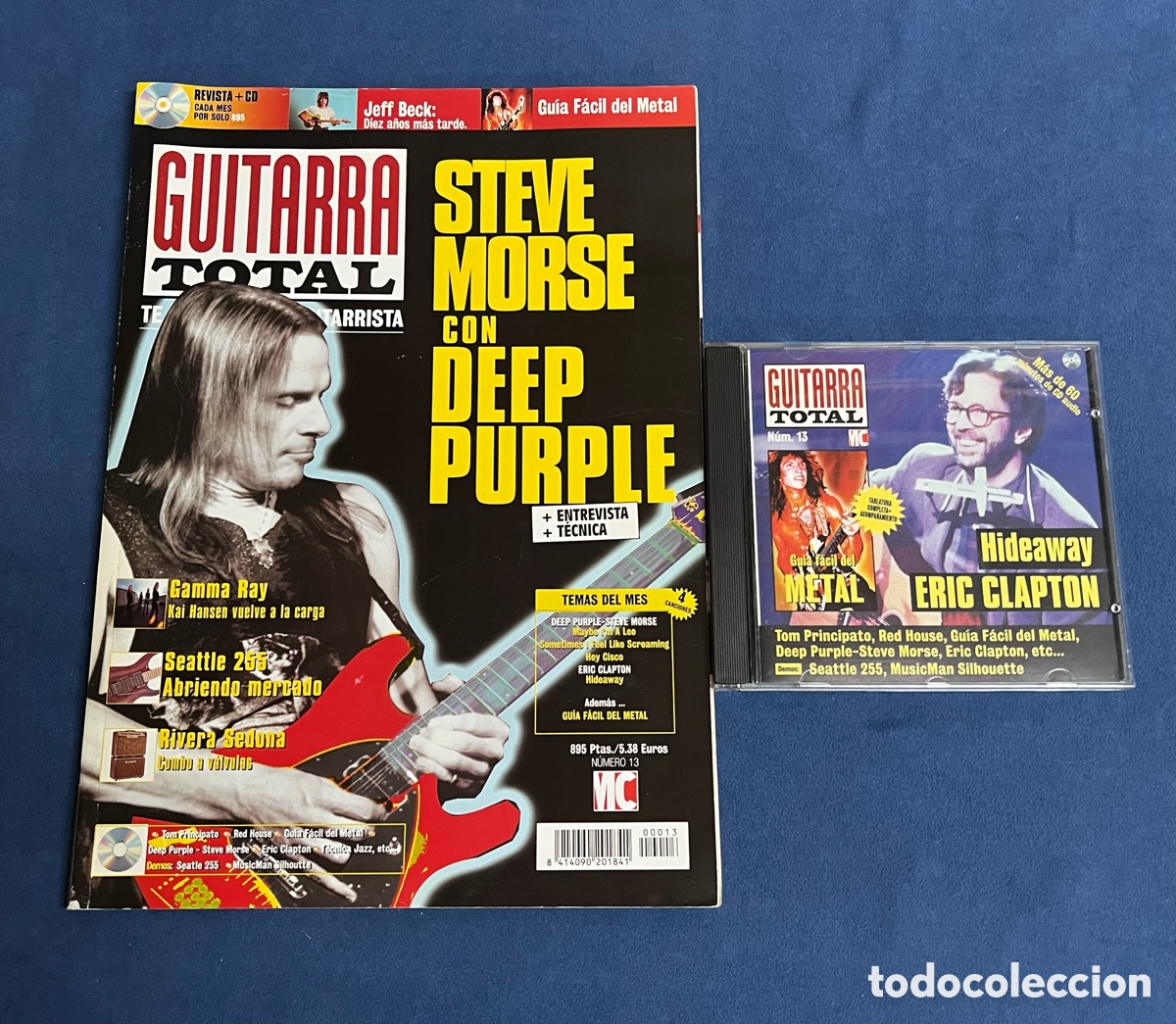 Musikzeitschriften: Revista GUITARRA TOTAL 13 con CD. Steve Morse con Deep Purple