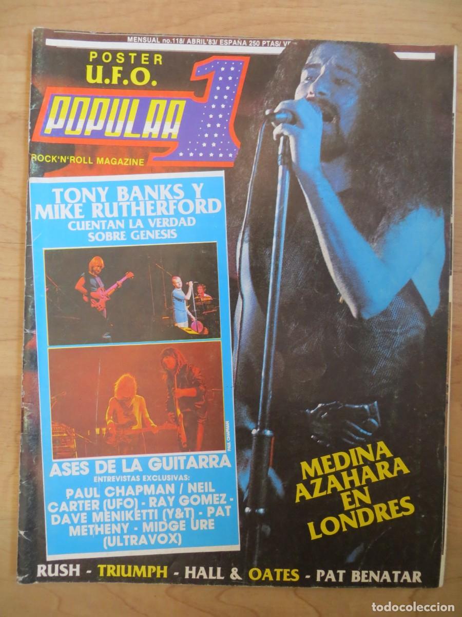 Revistas de m&uacute;sica: POPULAR 1: N.118-MEDINA AZAHARA-RUSH-OLE OLE-GENESIS-DESECHABLES-VULPESS-DECIBELIOS-