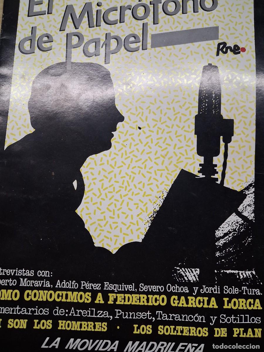 Revistas de m&uacute;sica: El Micr&oacute;fono De Papel n&ordm; 6 - Oto&ntilde;o 85 - La Movida Madrile&ntilde;a (guion radiof&oacute;nico) - (RNE, 1985)