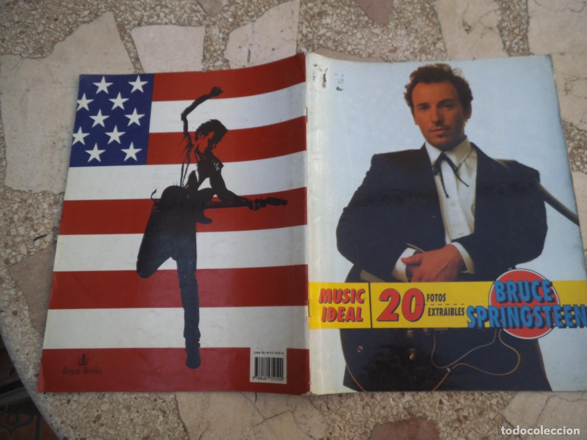 Revistas de m&uacute;sica: music ideal 20 fotos extraibles, bruce springsteen, royal book, 1994