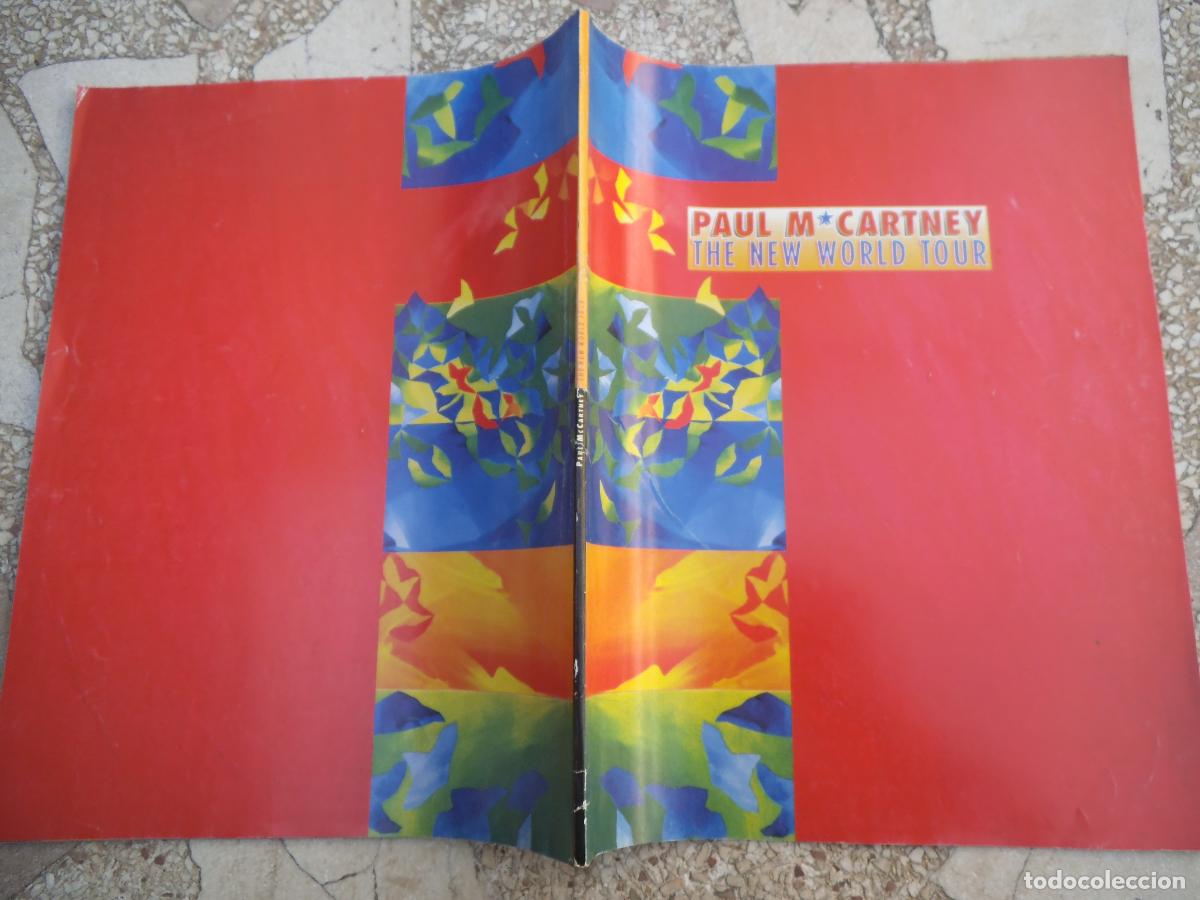 Revistas de m&uacute;sica: paul mcartney, the new world tour, en ingles, 98 paginas todo fotos en color y b/n,