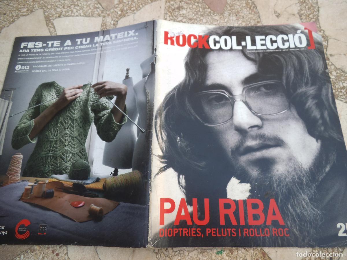 Revistas de m&uacute;sica: rockcol-leccio, n&ordm; 25, pau riba, dioptries, peluts i rollo roc, 34 paginas