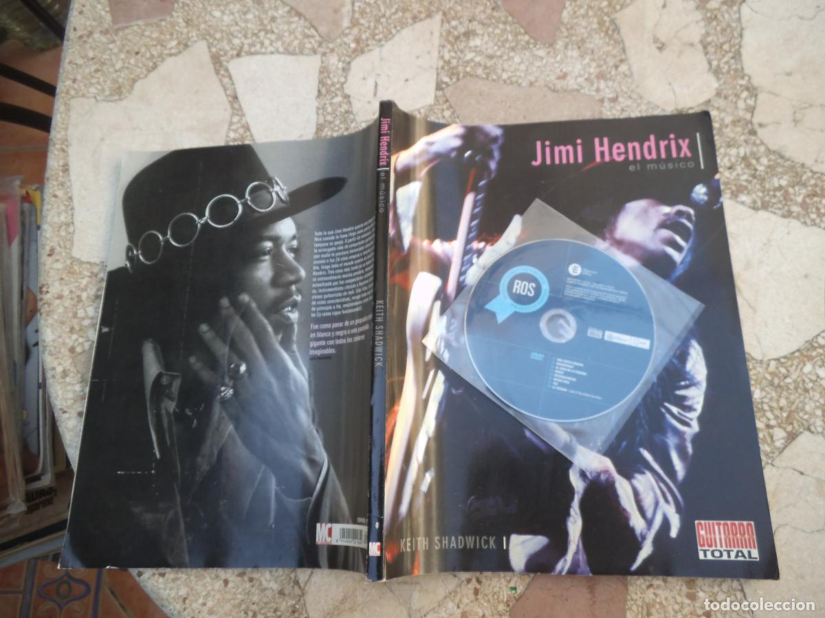 Revistas de m&uacute;sica: guitarra total, especial, jini hendrix, con cd, keith shadwick, mc, 258 paginas, muchas fotos,