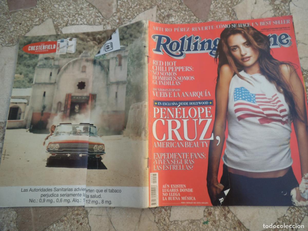 Revistas de m&uacute;sica: rolling stone, n&ordm; 7, mayo 2000, penelope cruz, red hot chili peppers, vuelve la anarquia,