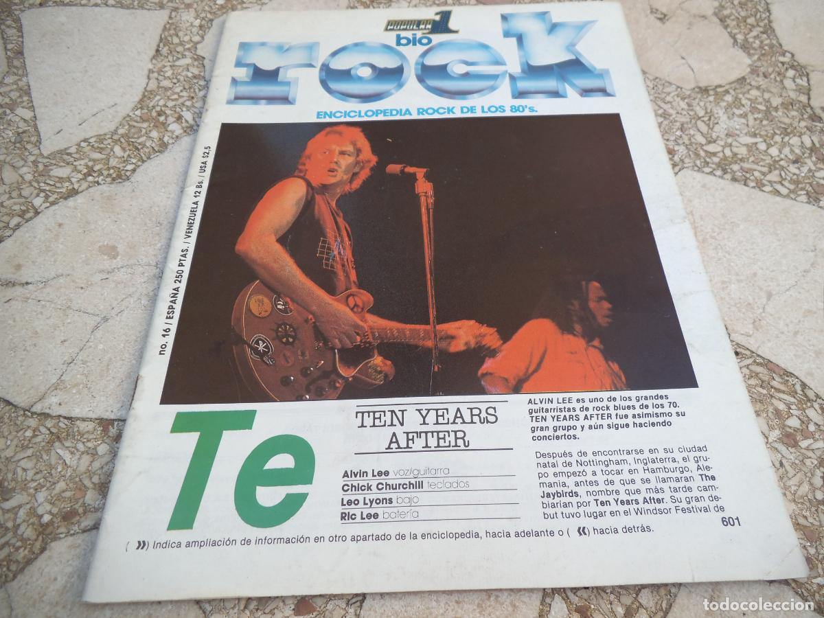 Revistas de m&uacute;sica: popular 1, bio rock, n&ordm; 16, traffic, uriah heep, ultravox, thin lizzy, three dog night