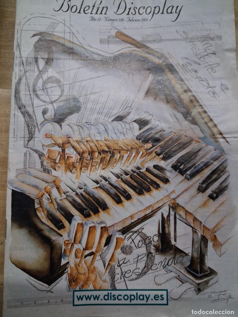 Revistas de m&uacute;sica: Discoplay - bolet&iacute;n n&ordm; 240 - Febrero 2004 - H&eacute;roes del Silencio, Ultimo De La Fila, Rama Lama...
