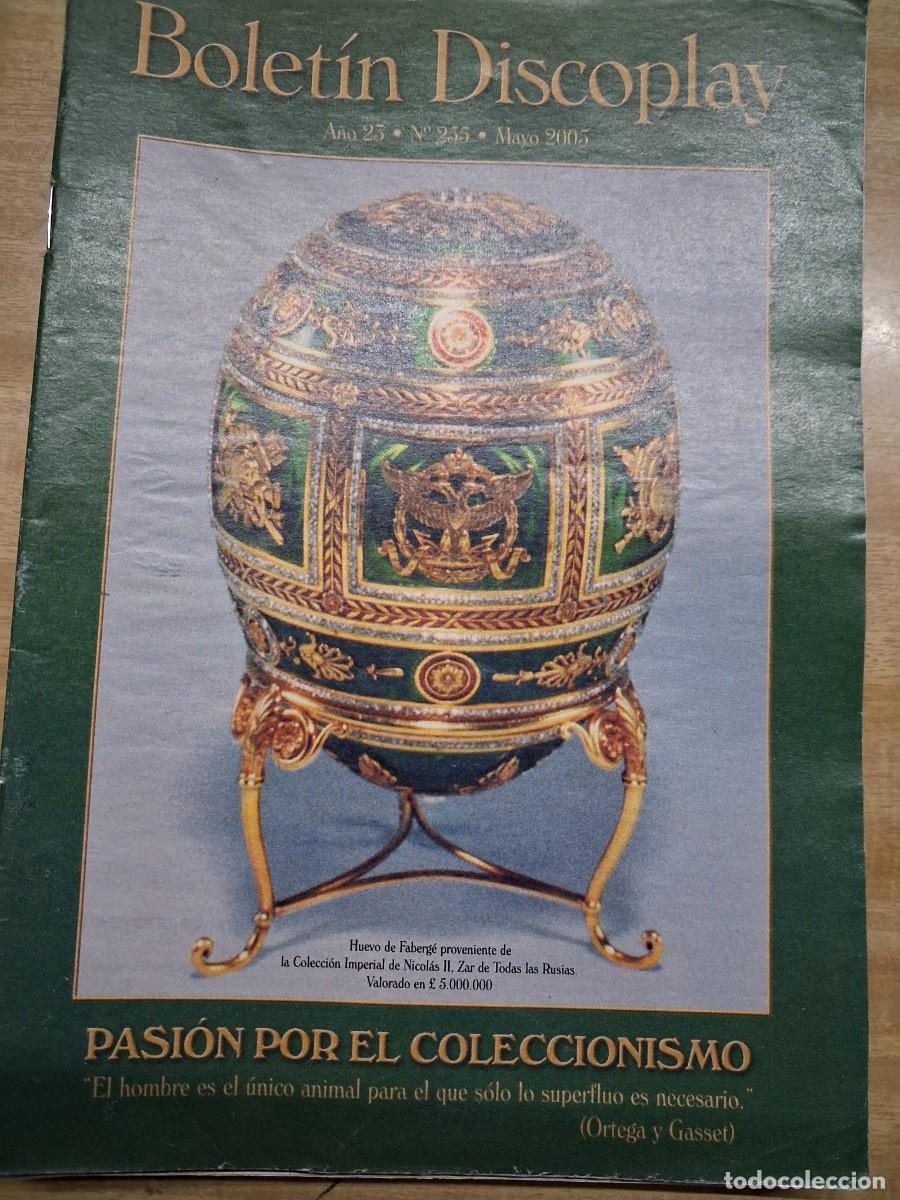 Magazines de musique: Discoplay - Bolet&iacute;n n&ordm; 255 - Mayo 2005 - Fabrerg&eacute;, The Queen, Charlie Parker, Taschen