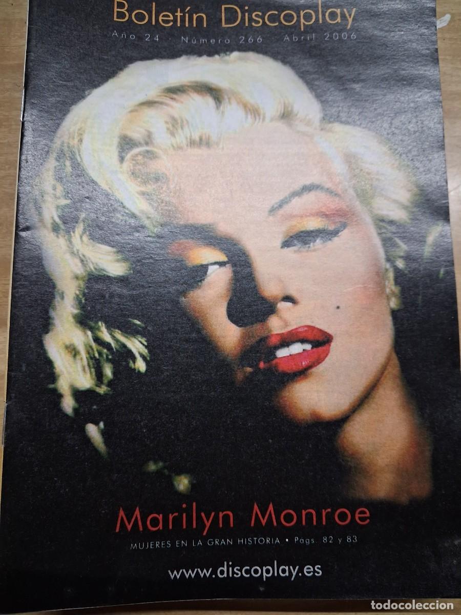 Revistas de m&uacute;sica: Discoplay - Bolet&iacute;n n&ordm; 266 - Abril 2006 - Marilyn Monroe, Martes y 13, Elvis Costello ..