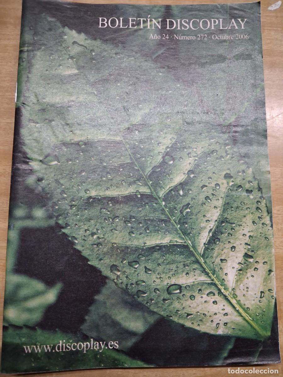 Revistas de m&uacute;sica: Discoplay - Bolet&iacute;n n&ordm; 272 - Octubre 2006 - Pink Floyd, Jethro Tull, Iron Maiden...