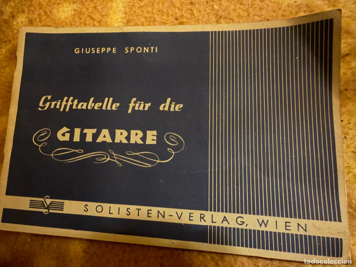 Revistas de m&uacute;sica: Grifftabelle fur die Giuseppe sponti 1946