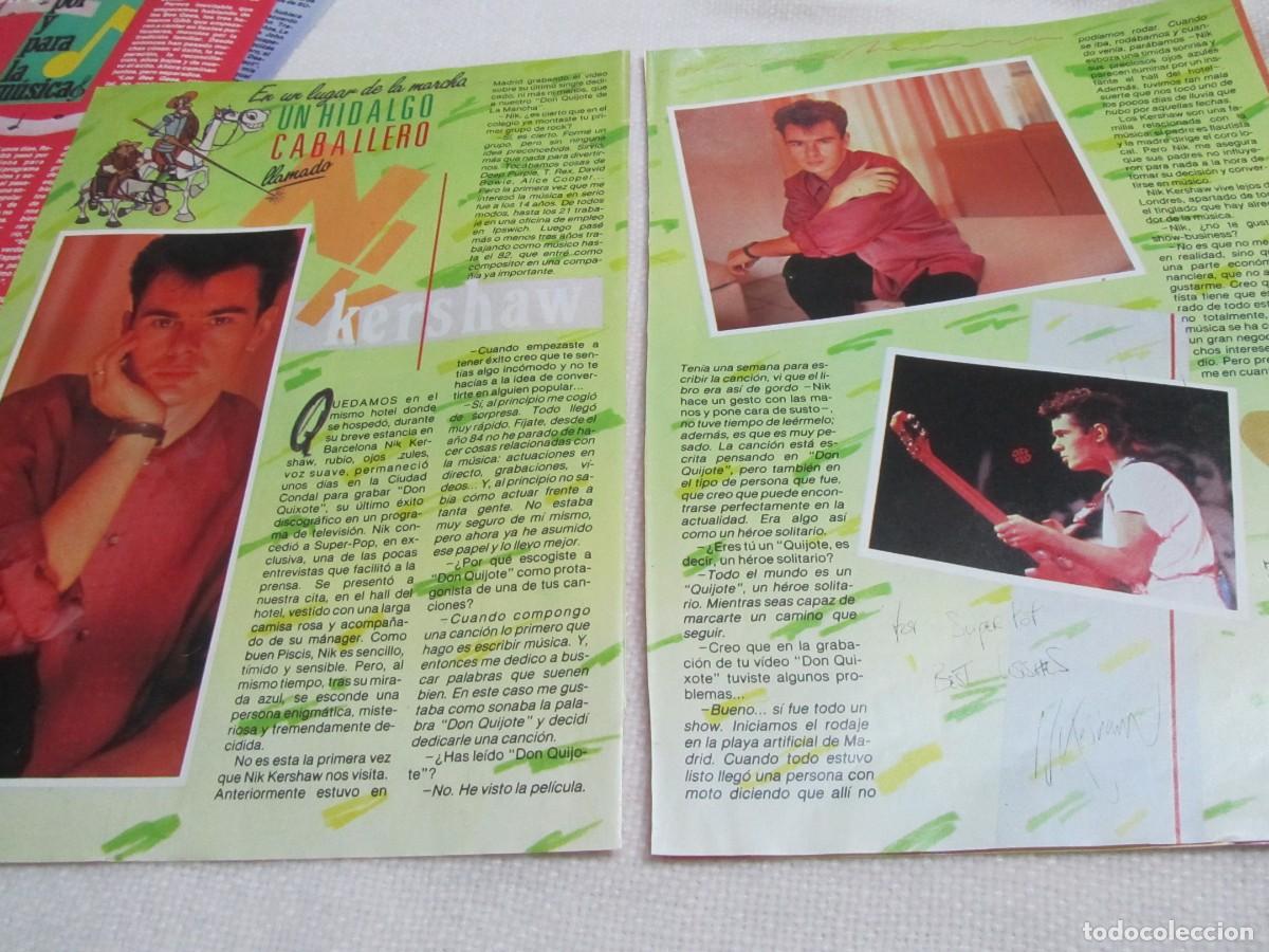 Revistas de m&uacute;sica: NIK KERSHAW, ARTICULO DE REVISTA A&Ntilde;O 1985
