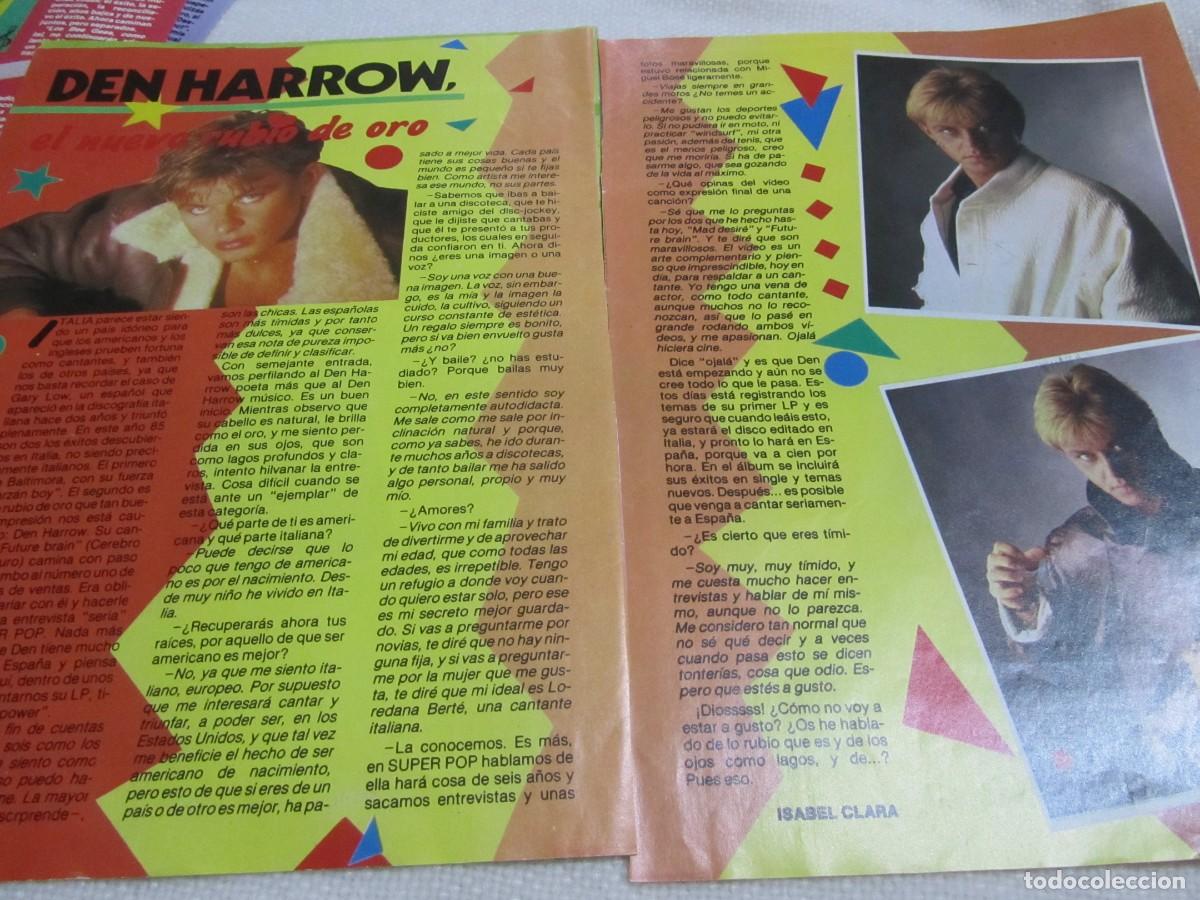 Revistas de m&uacute;sica: DEN HARROW ARTICULO DE REVISTA A&Ntilde;O 1985