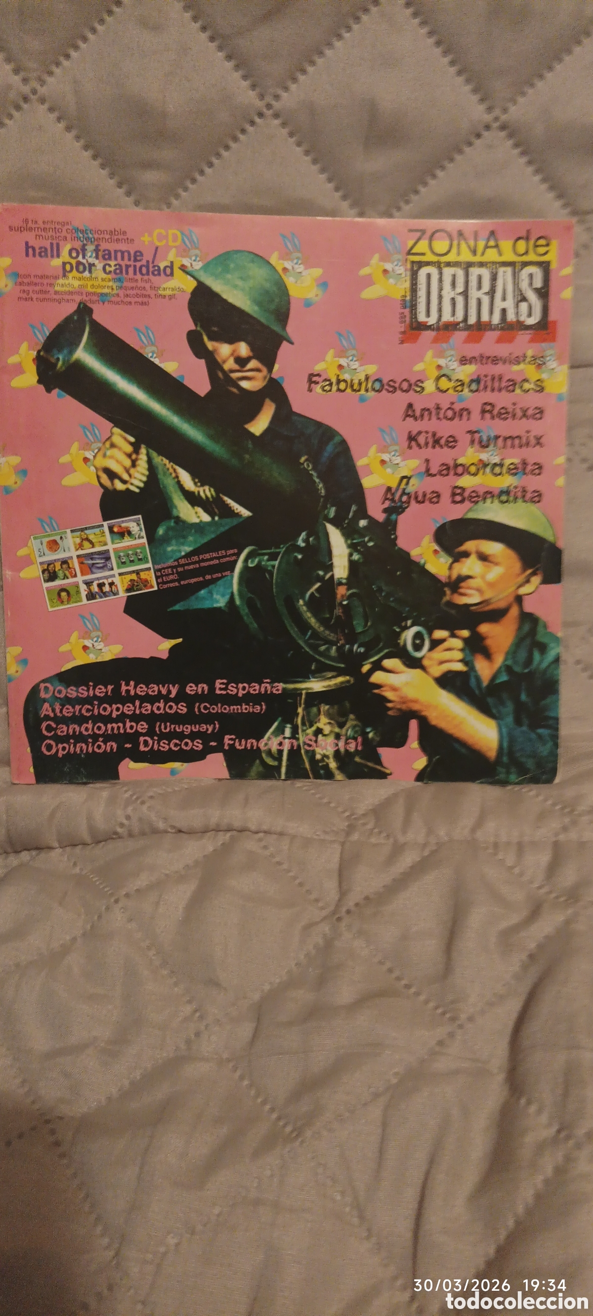 Revistas de m&uacute;sica: Zona de obras n&uacute;m 6 Hall of Fame records