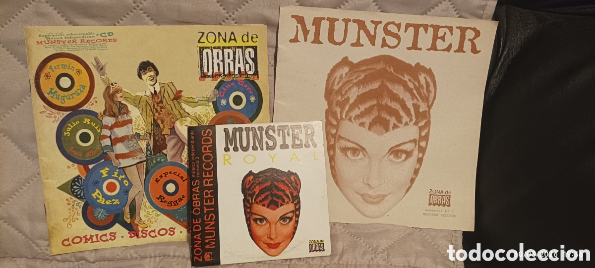 Music magazines: Zona de obras n&uacute;mero 3 Munsters Records