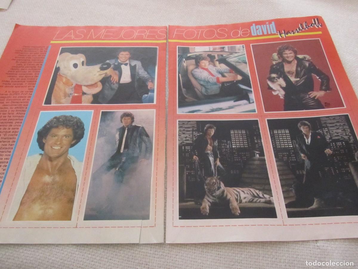 Revistas de m&uacute;sica: DAVID HASSELHOFF, ARTICULO DE REVISTA A&Ntilde;O 1985