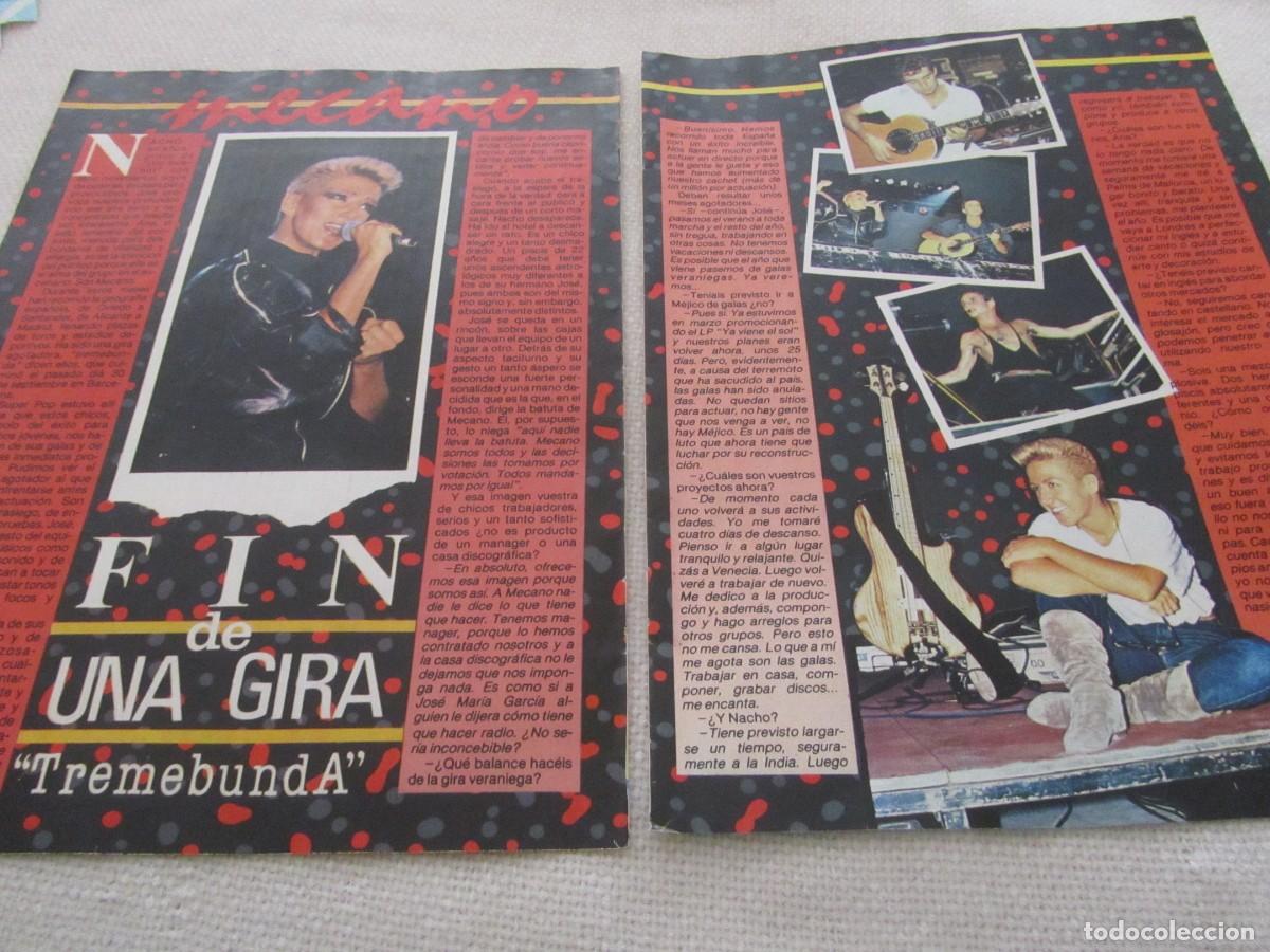 Revistas de m&uacute;sica: MECANO, ARTICULOS DE REVISTA A&Ntilde;O 1985