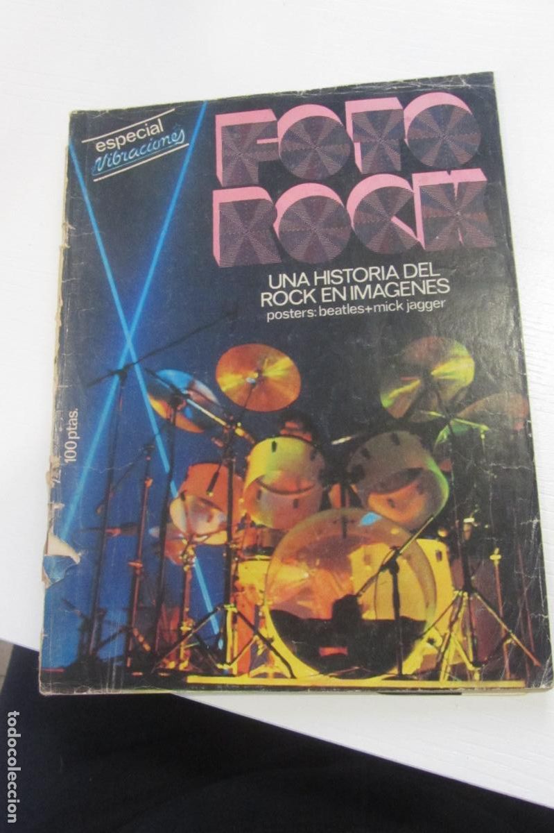 Revistas de m&uacute;sica: FOTO ROCK ESPECIAL VIBRACIONES. CON BEATLES, KISS, QUUEN, BOWIE, ELVIS, DYLAN sin poster ARX343