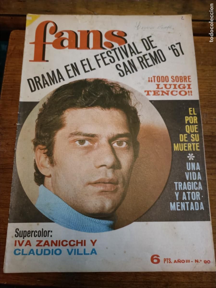 Revistas de m&uacute;sica: REVISTA FANS FESTIVAL SAN REMO 67