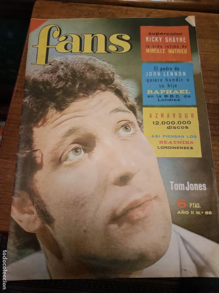Revistas de m&uacute;sica: REVISTA FANS TON JONES